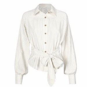 Cabi Tied-Up Shirt Size Medium NWOT